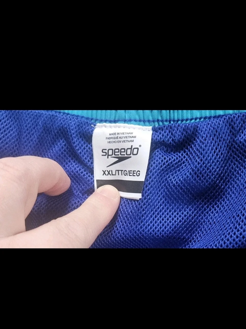 Speedo Men's Cobalt Blue Swim Trunks
